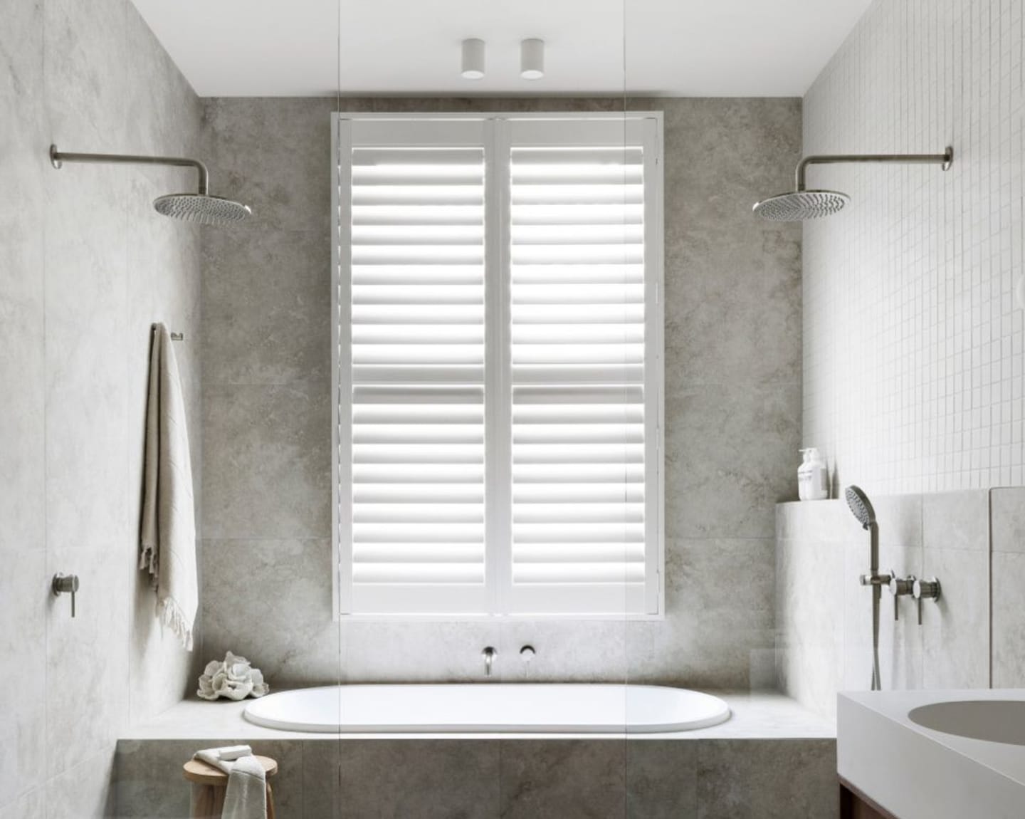 Shutters for bathrooms