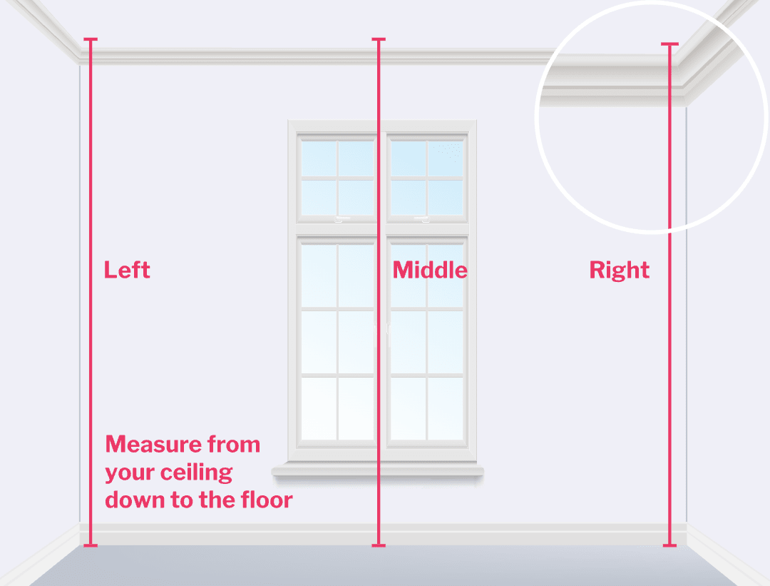 How to measure for double curtains