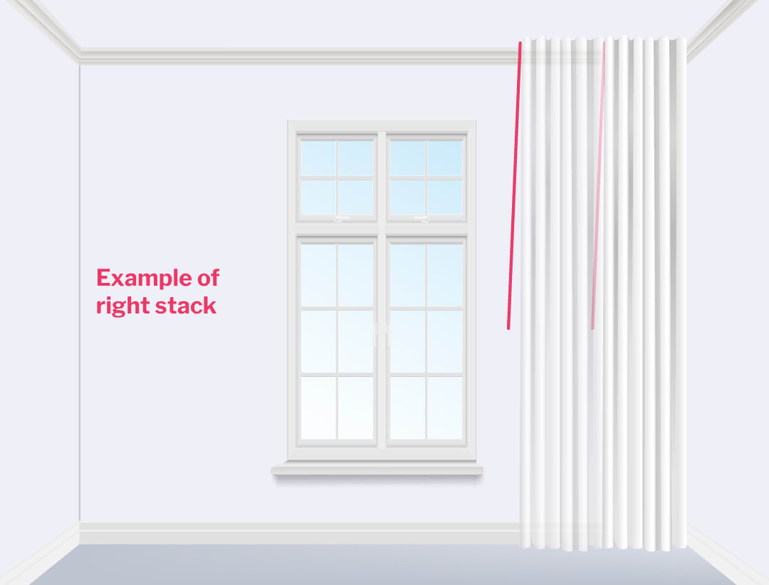 How to measure for double curtains