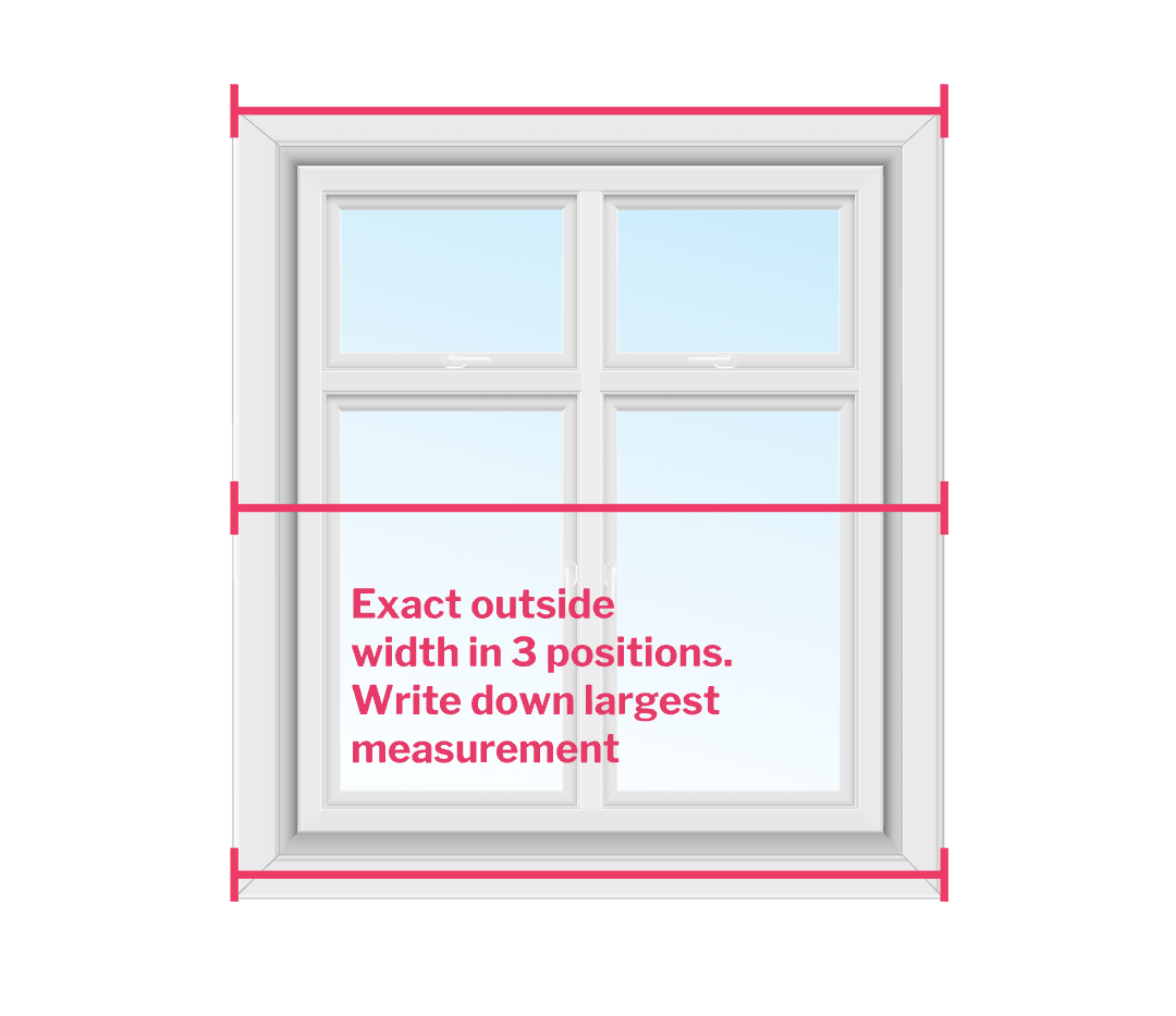 How to measure for shutters