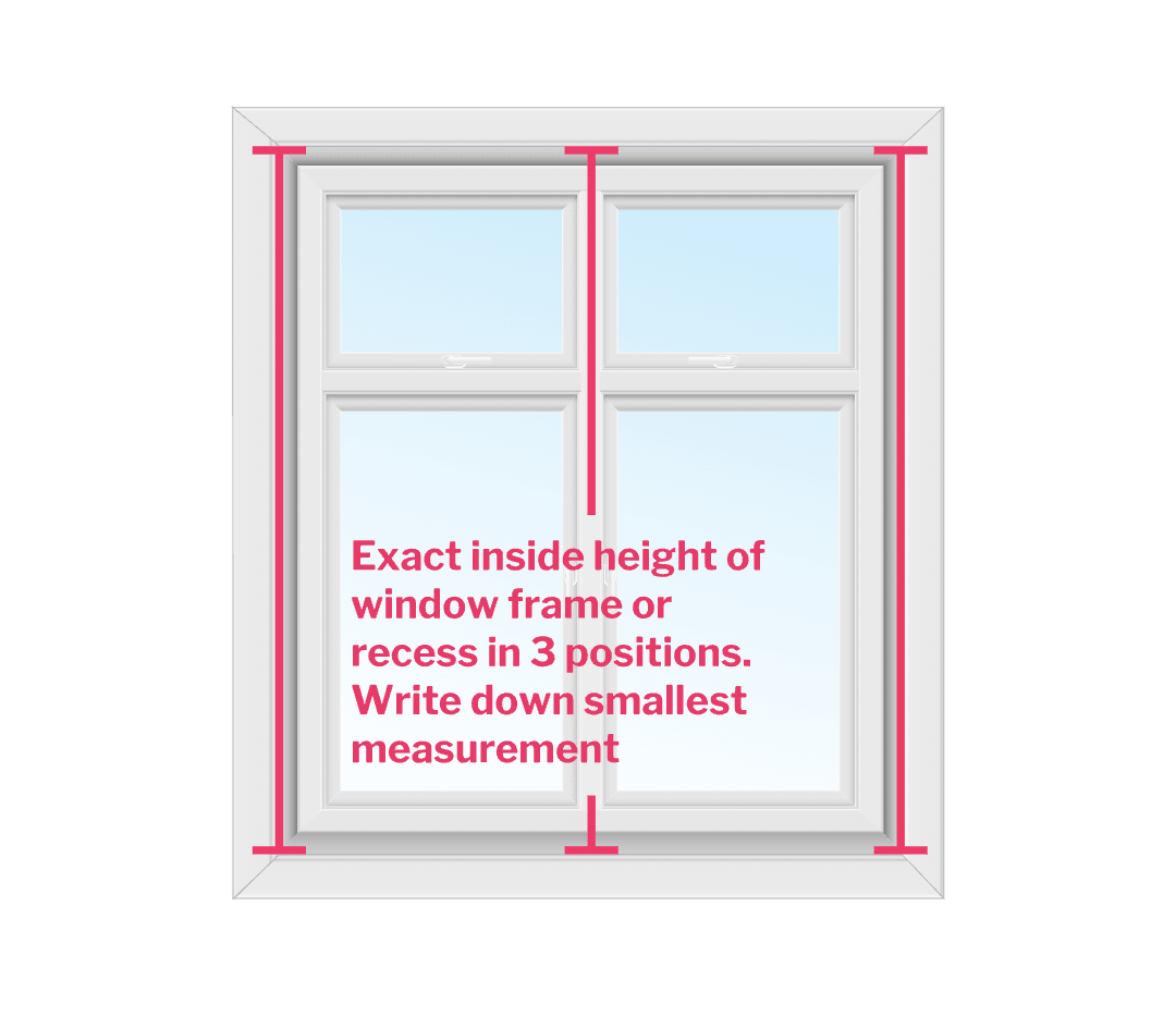 How to measure for shutters