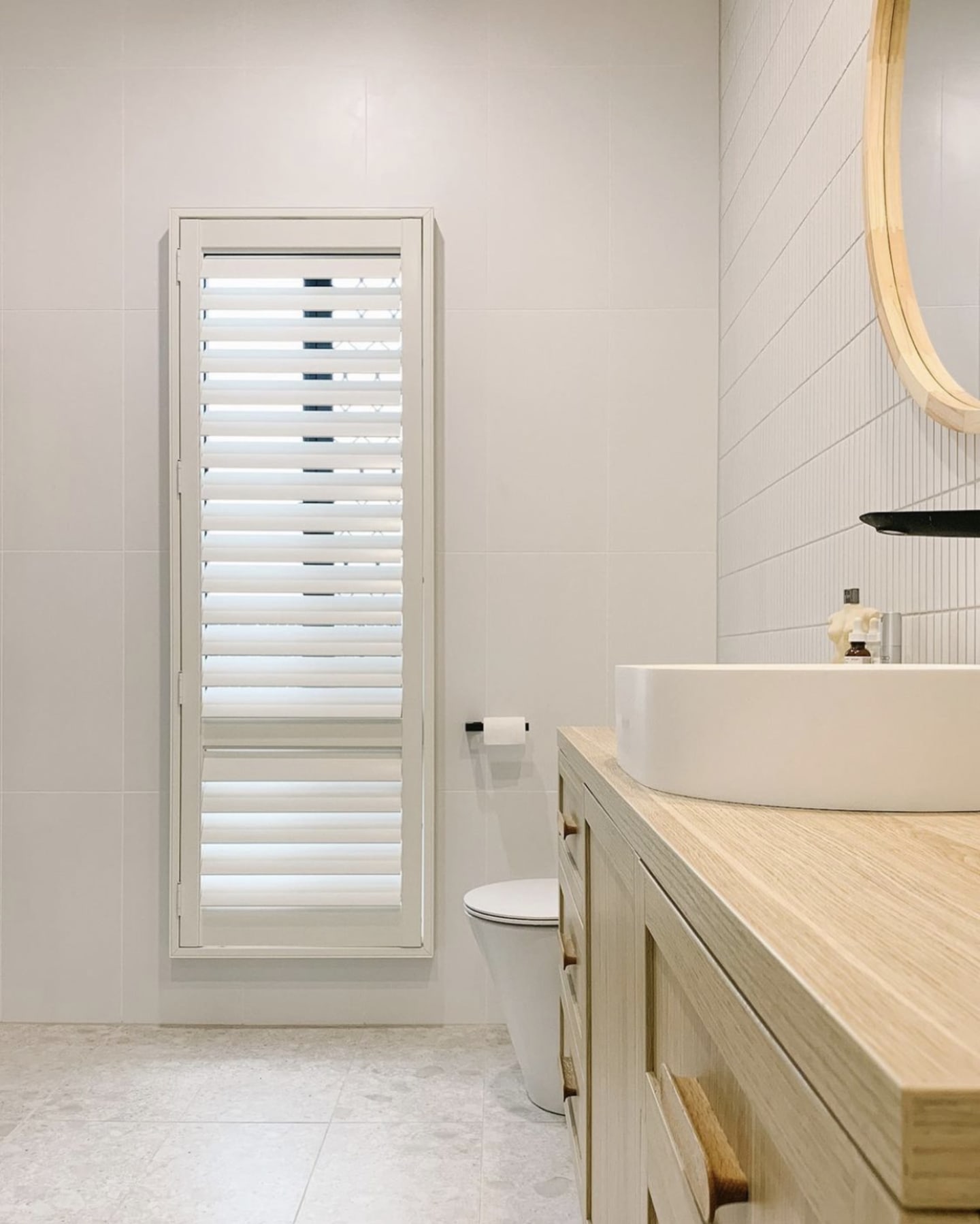 Are plantation shutters good for bathrooms?