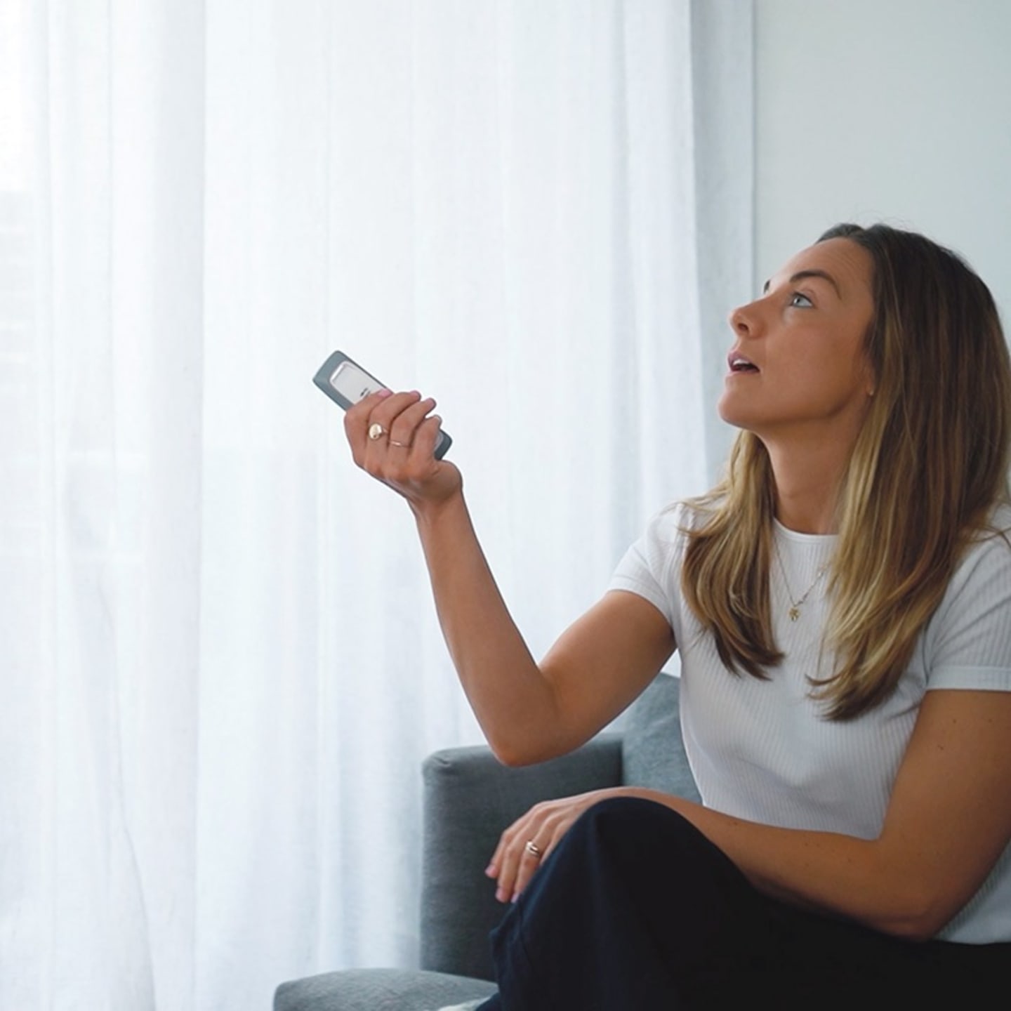 6. Motorised Curtains: The Upgrade Your Living Room Deserves