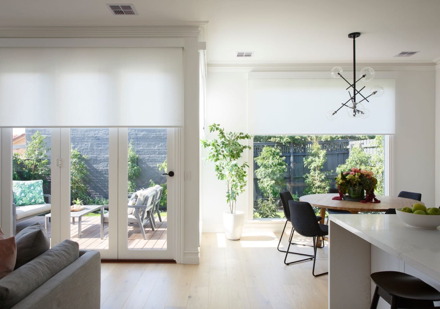 undefinedMaintain Daytime Privacy with Light Filtering Blinds