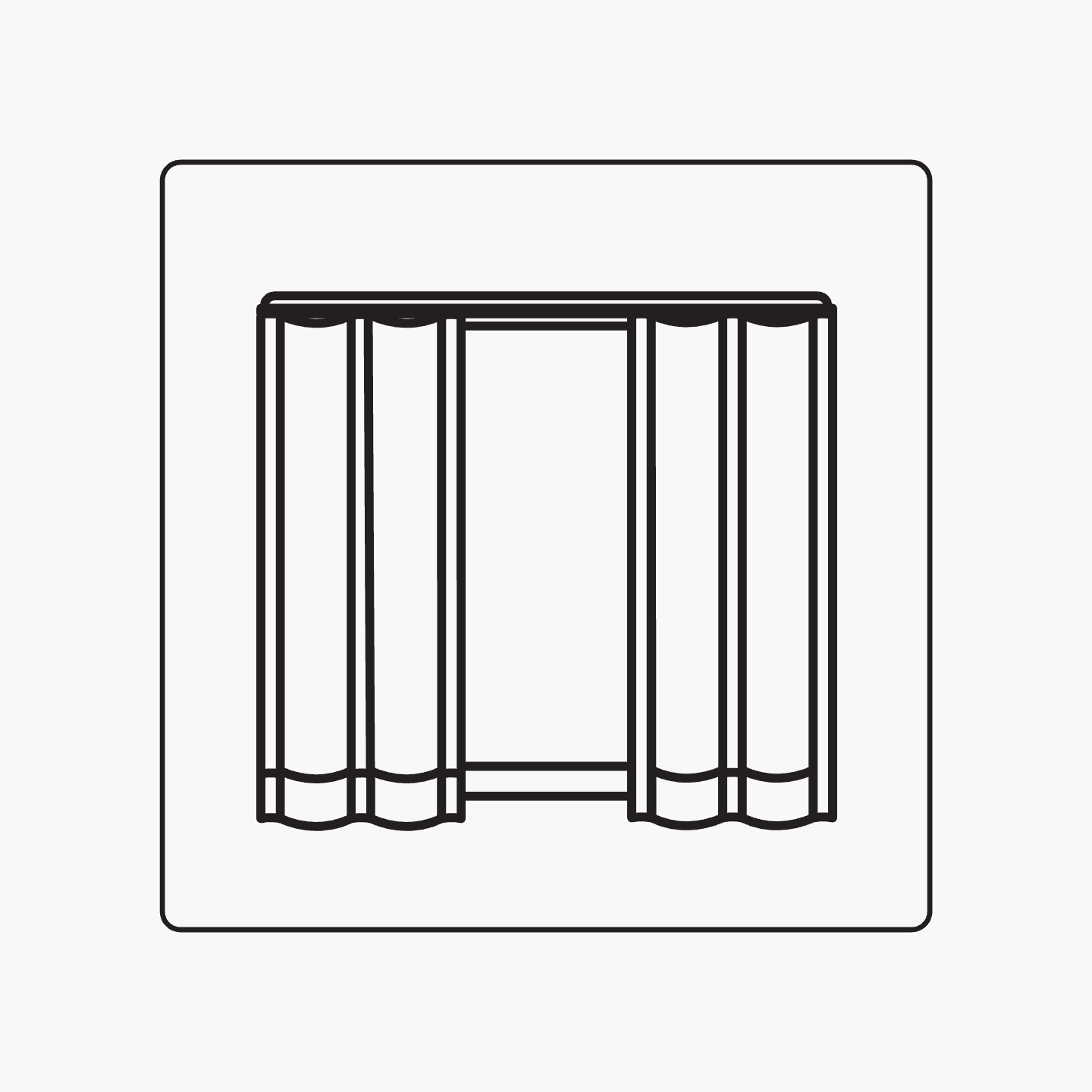 Lined curtains