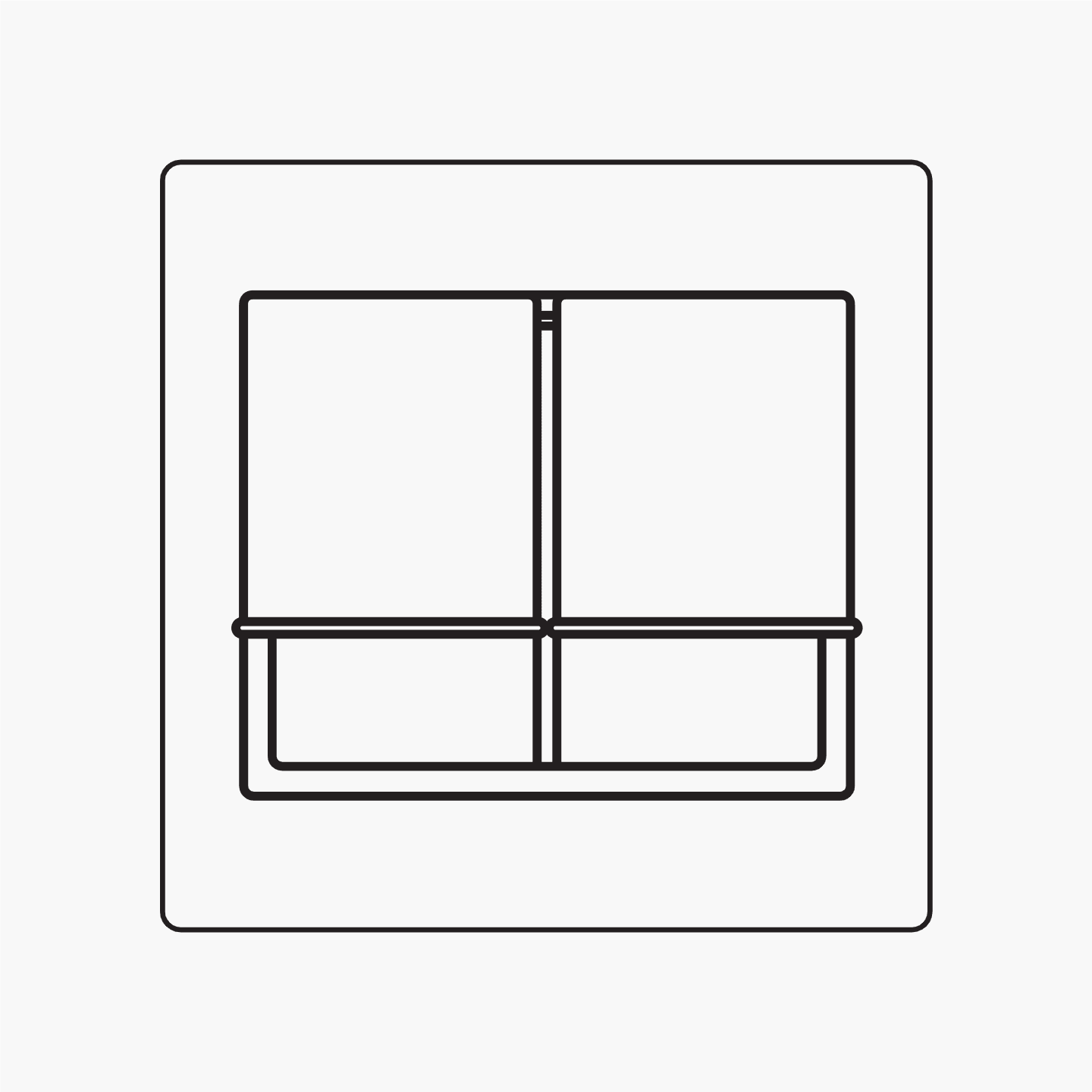 Linked roller blinds