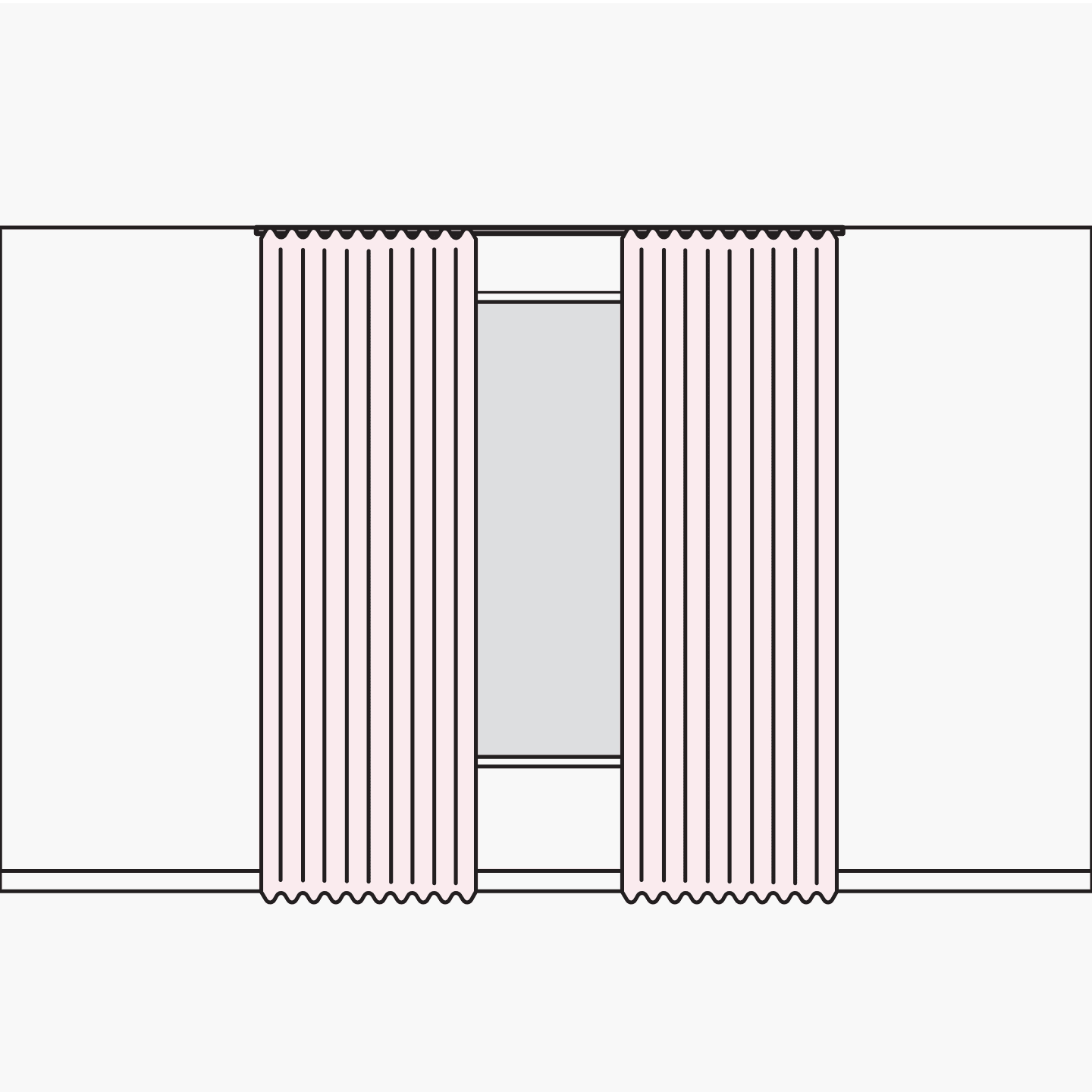Ceiling mount (Top fit)
