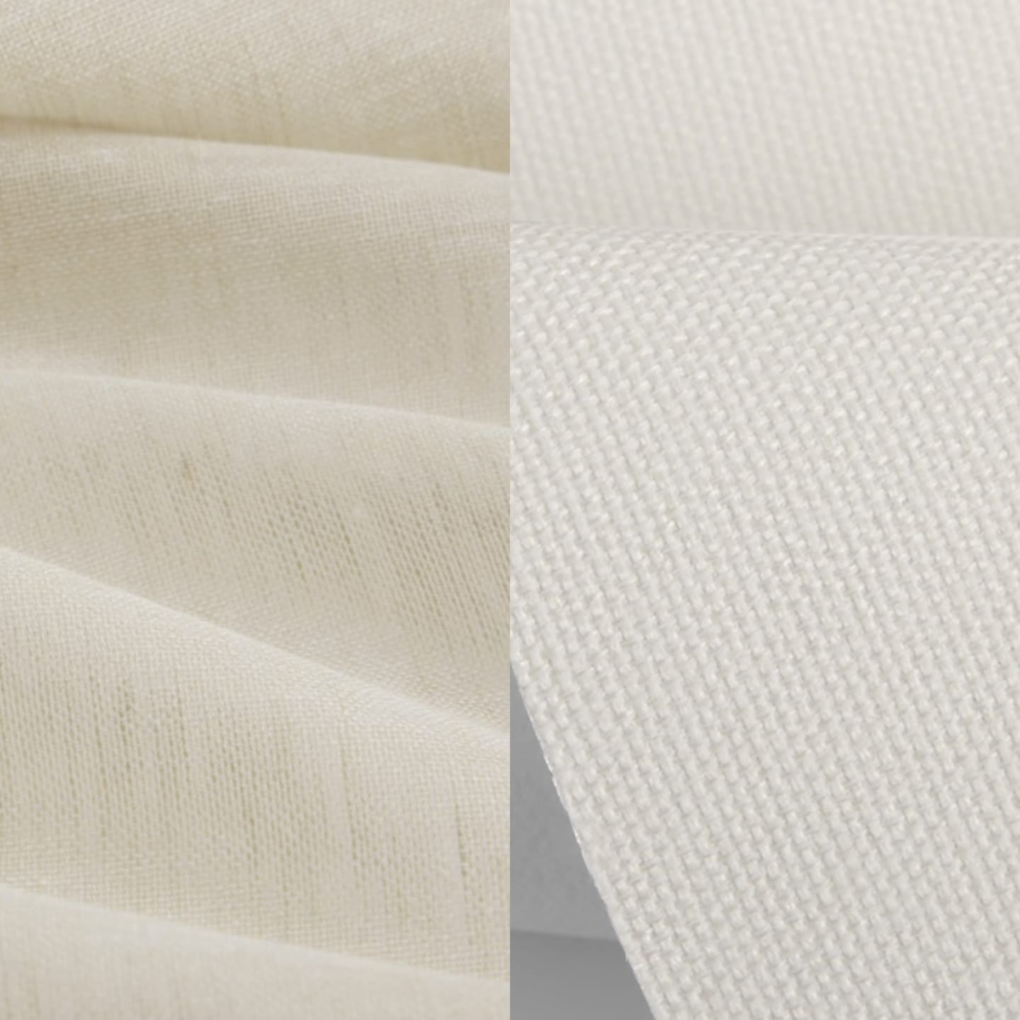 Sheer curtains over blockout blinds